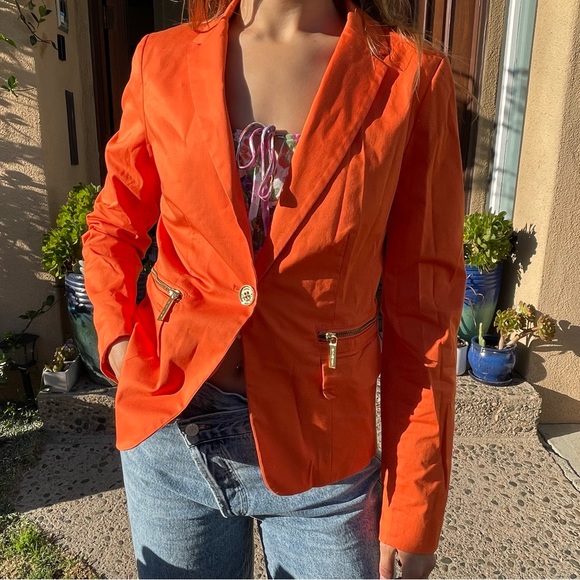 Michael Kors Orange Blazer - Picture 1 of 15